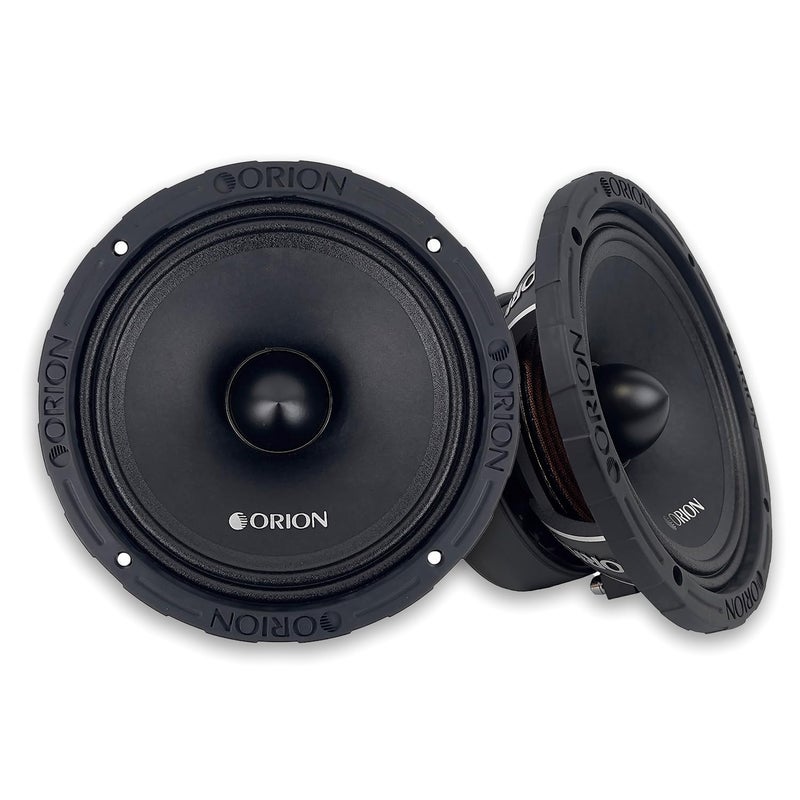 Orion مكبرات صوت أورين XTR XTX858 عالية الكفاءة 8 بوصة، 1600 واط أقصى طاقة، 400 واط RMS، 8 أوم، 2 بوصة لفائف صوت - نظام صوتي احترافي للسيارات، مكبرات صوت متوسطة المدى (زوج)  - Image 1