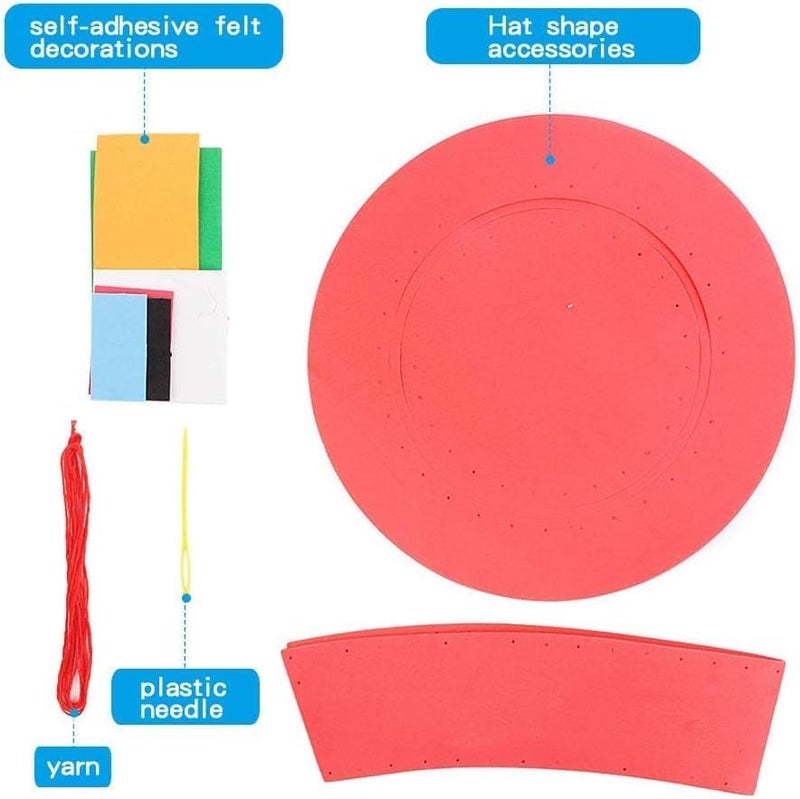 pyypbcym 4 Pcs Toddler Sewing Kits , DIY Art Craft Hand Stitch Play Set, Preschool Educational Toys for Boys & Girls, Fun Fine Motor Skills Activity - Image 4
