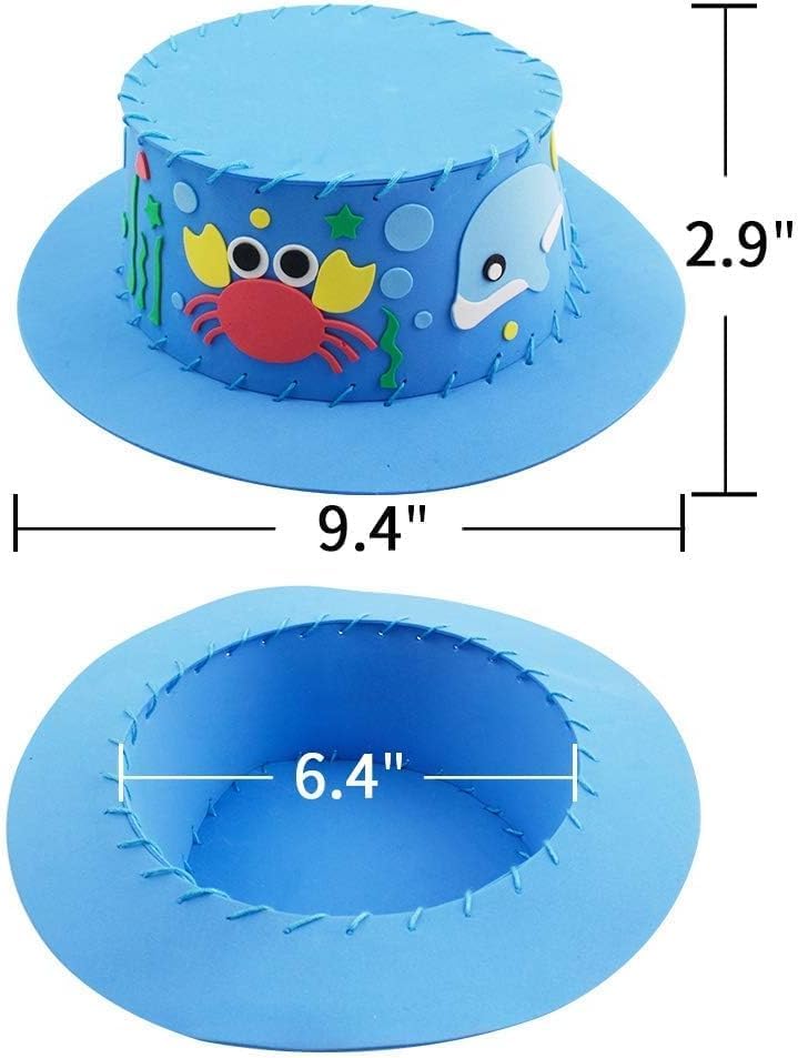 pyypbcym 4 Pcs Toddler Sewing Kits , DIY Art Craft Hand Stitch Play Set, Preschool Educational Toys for Boys & Girls, Fun Fine Motor Skills Activity - Image 2