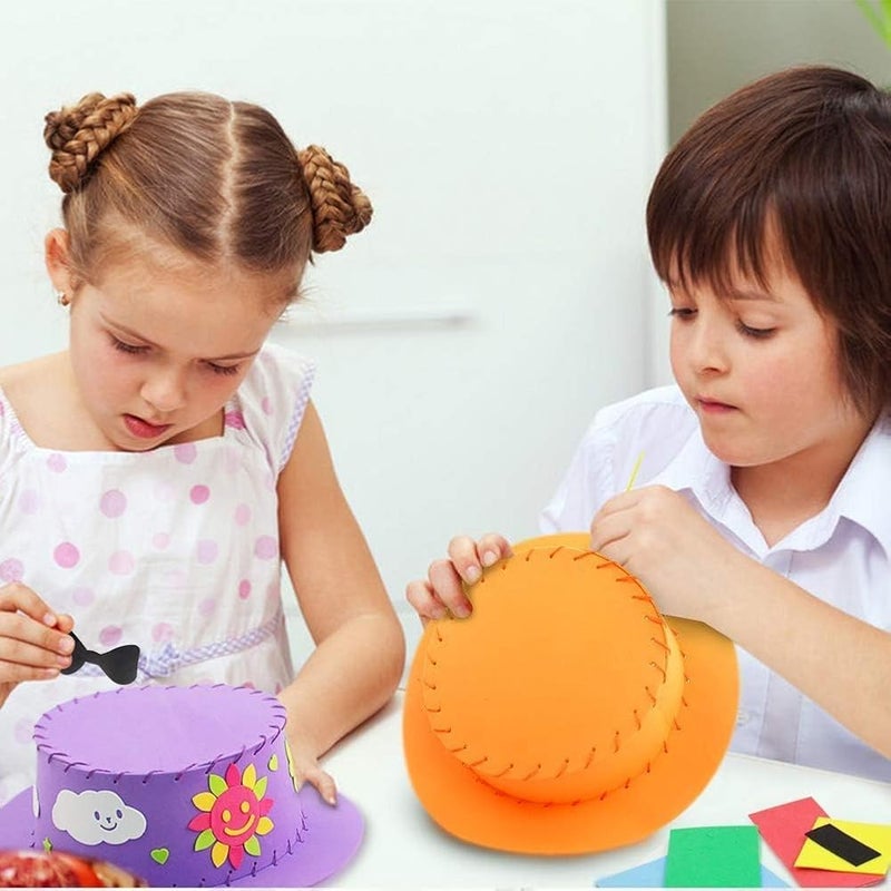 pyypbcym 4 Pcs Toddler Sewing Kits , DIY Art Craft Hand Stitch Play Set, Preschool Educational Toys for Boys & Girls, Fun Fine Motor Skills Activity - Image 5