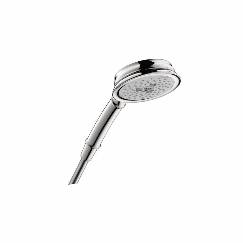 hansgrohe Croma 100 Classic Easy Install 5-inch Handheld Shower Head Classic 3 Full, Pulsating Massage, Intense Turbo 04072000 - Image 1