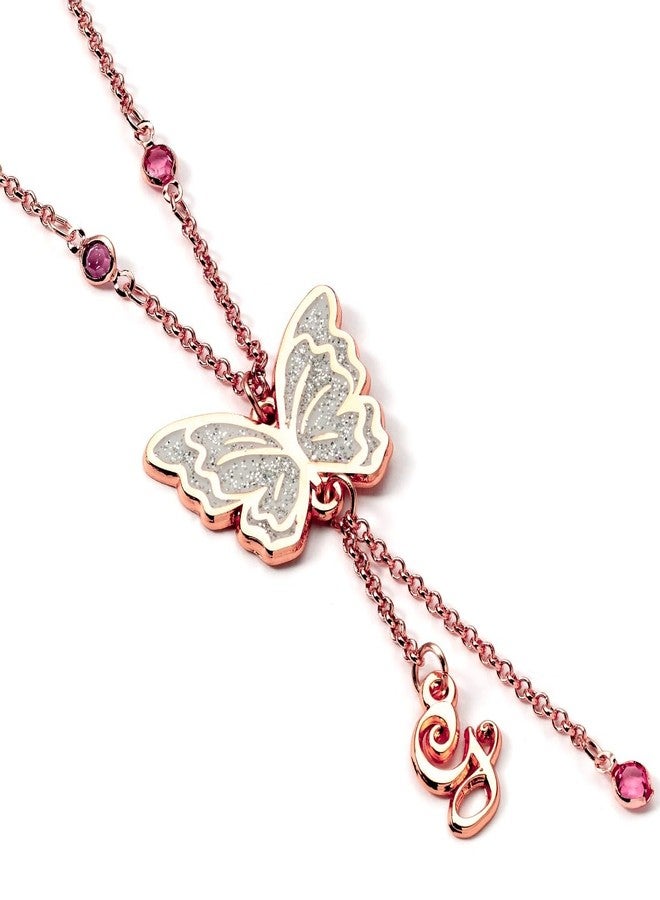 WICKED Glinda Butterfly Necklace Rose Gold, One Size, Zinc alloy - 93% zinc + 3% copper + 4% aluminum, No Gemstone - Image 1