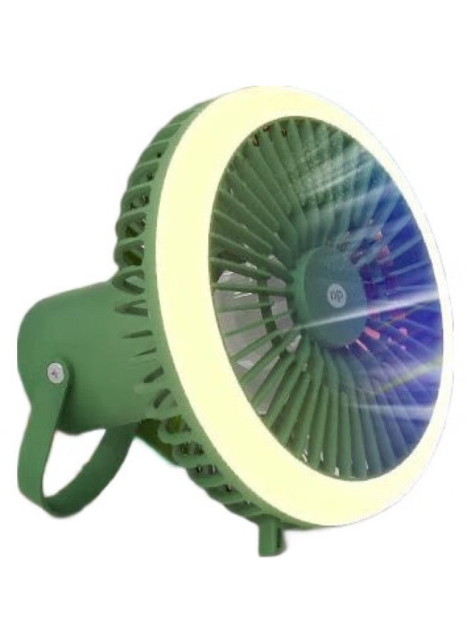 Duration power Dp Jiuliang (Duration Power) Outdoor Picnic Camping Lantern, Hanging And Standing Dual-Use Small Fan-Shaped Lighting Lamp, Portable Multifunctional Camping Fan Light - Image 2