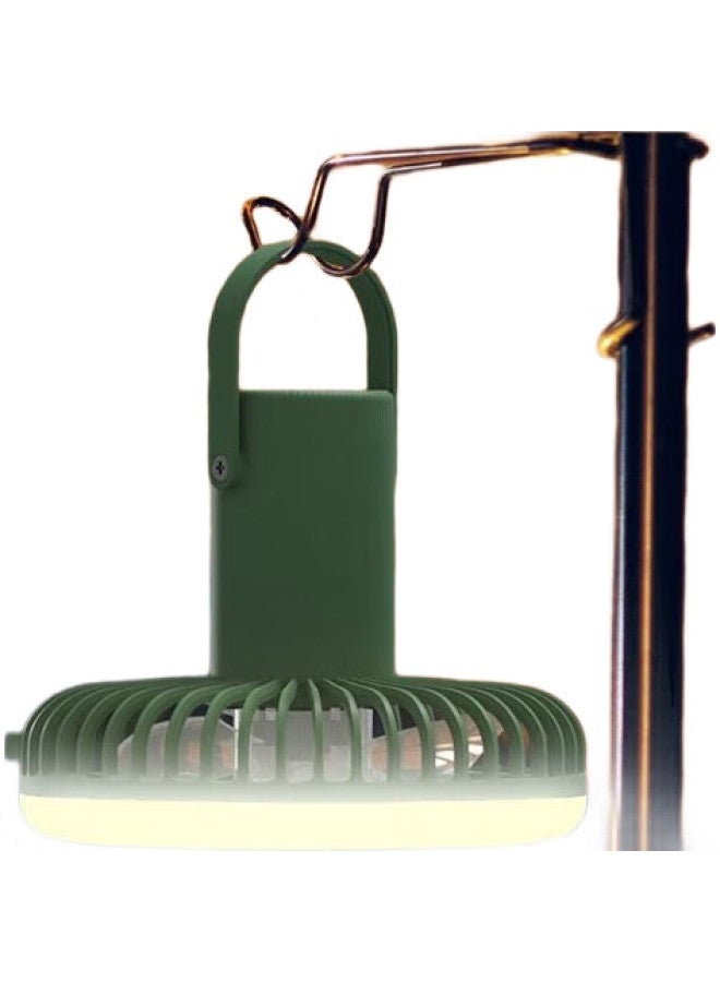 Duration power Dp Jiuliang (Duration Power) Outdoor Picnic Camping Lantern, Hanging And Standing Dual-Use Small Fan-Shaped Lighting Lamp, Portable Multifunctional Camping Fan Light - Image 1