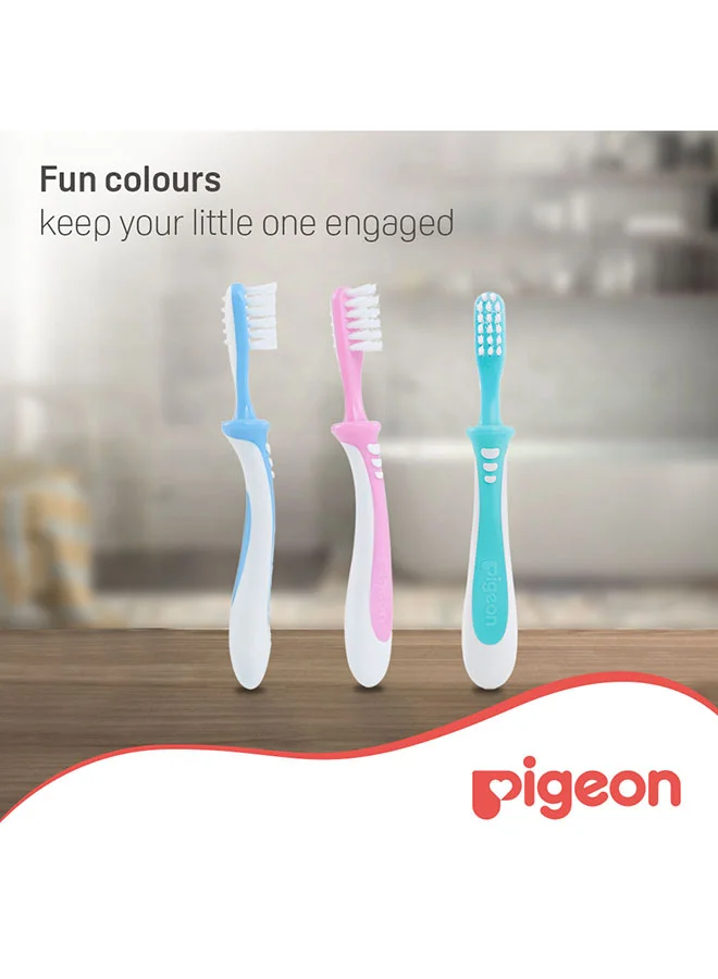 pigeon Baby Training Toothbrush Lesson 3 – Blue