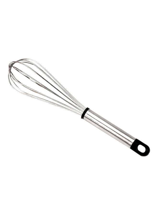 NIBEMINENT Metal Portable Whisk Silver 20.5x5.5cm  - Image 1