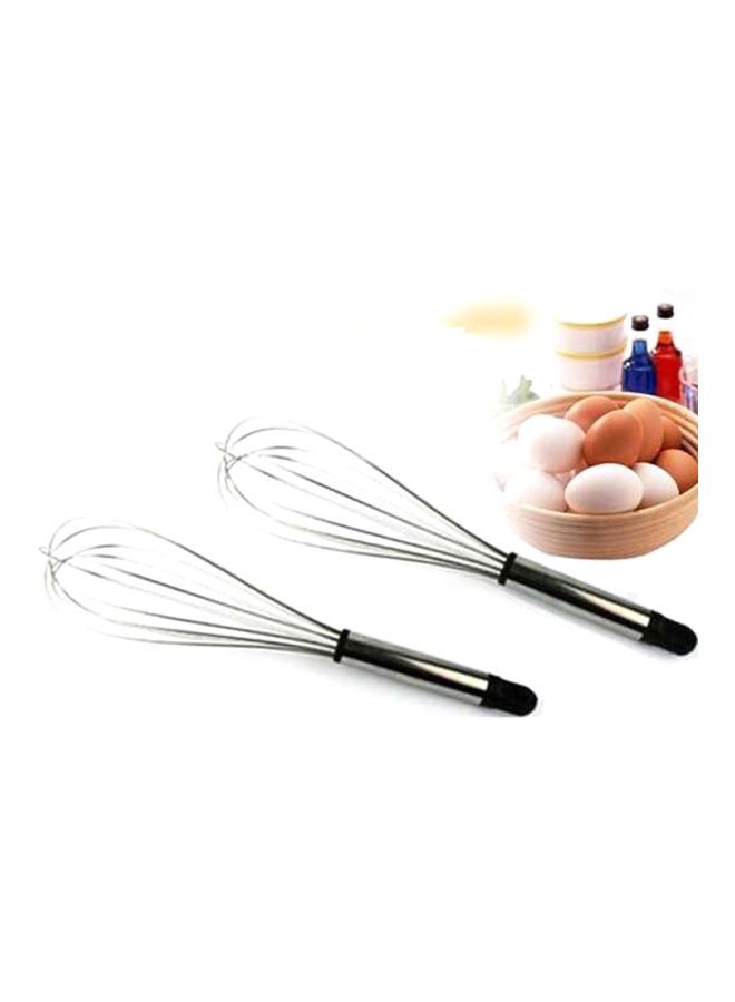 NIBEMINENT Metal Portable Whisk Silver 20.5x5.5cm  - Image 3