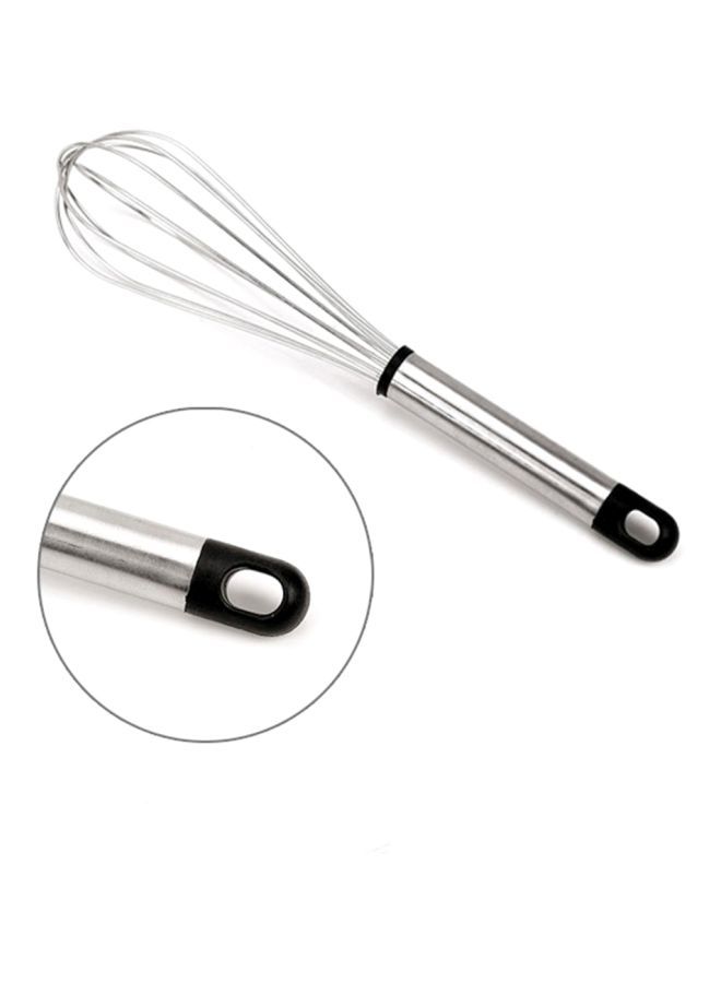 NIBEMINENT Metal Portable Whisk Silver 20.5x5.5cm  - Image 2