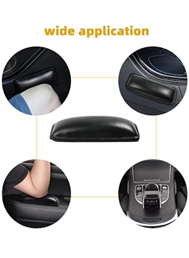 Generic SUJADE YAKEFLY 2 Pack Soft Car Center Console Knee Leg Elbow Cushion Pad,Universal Leather Car Armrest Pillow Car Knee Cushion Elbow Pillow Thigh Support Comfort Pillow,Automotive Interior Accessories  - Image 2