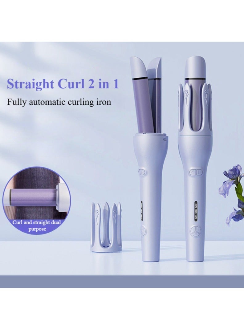 Auto Hair Curler, Automatic curling and straightening iron with 3 Temperature, Automatic Shut-Off, Anti-Scald, Anti-Tangle Rotating Curling Wand for Hair Styling - Image 1