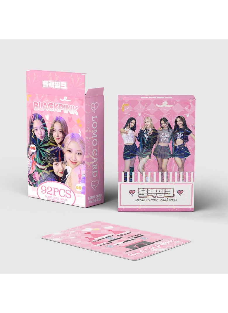 EHOME 92Pcs Blackpink Lomo Card And Sticker  - Image 3