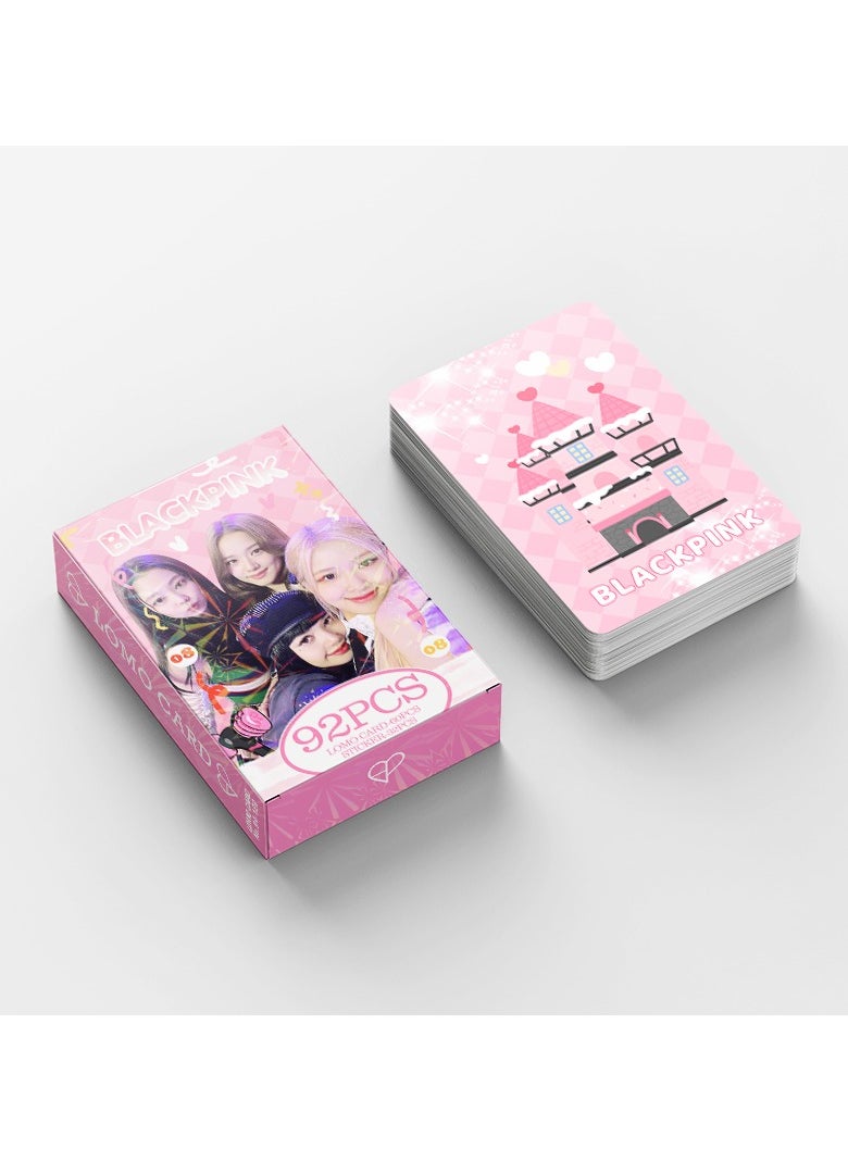 EHOME 92Pcs Blackpink Lomo Card And Sticker  - Image 4