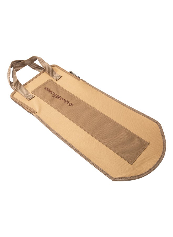 AL SANIDI Fire wind screen Case for trips, Kaki, Size 48.5*22.5*1.5Cm  - Image 1