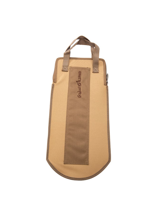 AL SANIDI Fire wind screen Case for trips, Kaki, Size 48.5*22.5*1.5Cm  - Image 2