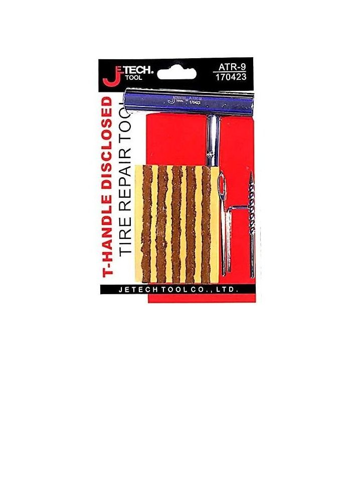 JeTech Heavy Duty Tubeless Tyre Puncture Repairing Tool Kit - Image 2