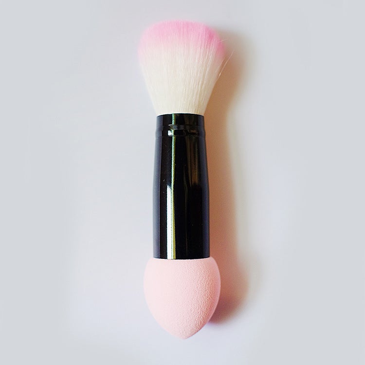Manufacturer''s In-Stock New Non-Latex Bullet-Shaped Powder Puff Pen Double-Ended Brush Blush Brush Fashionable Beauty Tool Makeup Brush - Image 3