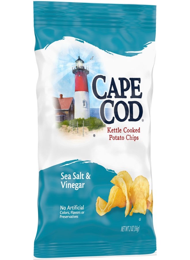 Cape Cod Potato Chips, Sea Salt and Vinegar Kettle Chips, 2 Oz (Pack of 6) - Image 5