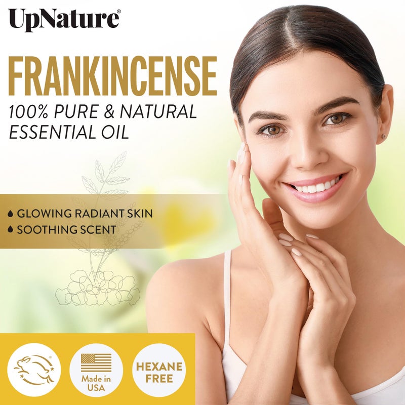UpNature Frankincense Essential Oil Roll On - 100% Pure Frankincense Oil for Skin - Image 2