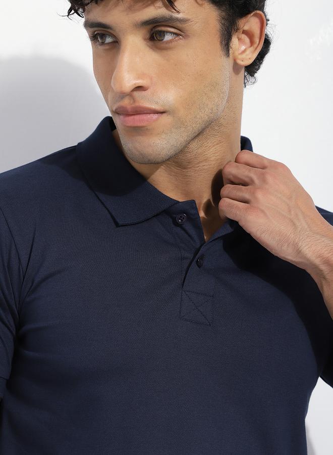 Dillinger Men Regular Fit Short Sleeve Solid Polo - Image 5