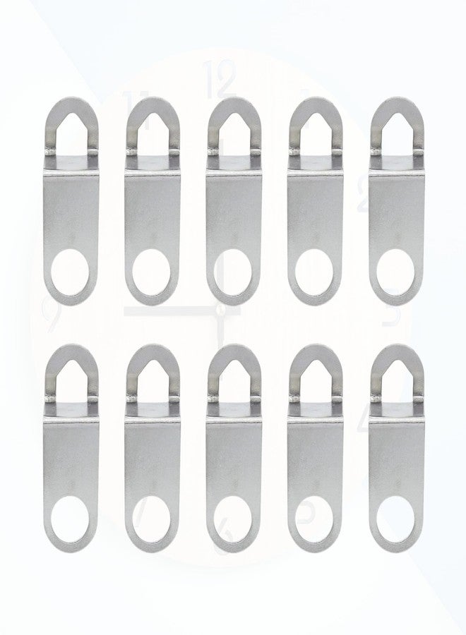 Epoxy Fusion Multi-Purpose Metal Wall Hanger Hook – Heavy Duty Keyhole Mounting Bracket for DIY Resin Wall Clocks, Photo Frames & Art Projects – Rust-Resistant Stainless Steel (Stainless Steel Hooks -Pack of 10) - Image 1