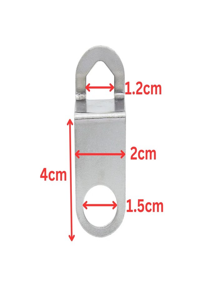 Epoxy Fusion Multi-Purpose Metal Wall Hanger Hook – Heavy Duty Keyhole Mounting Bracket for DIY Resin Wall Clocks, Photo Frames & Art Projects – Rust-Resistant Stainless Steel (Stainless Steel Hooks -Pack of 10) - Image 4
