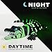 coonoe 3D Printed Articulated Crocodile Opening Mouth and Glass Eyes Flexible Joint Animal Models Surprise Gifts for Fidget Enthusiasts Fluorescent Green - Image 4