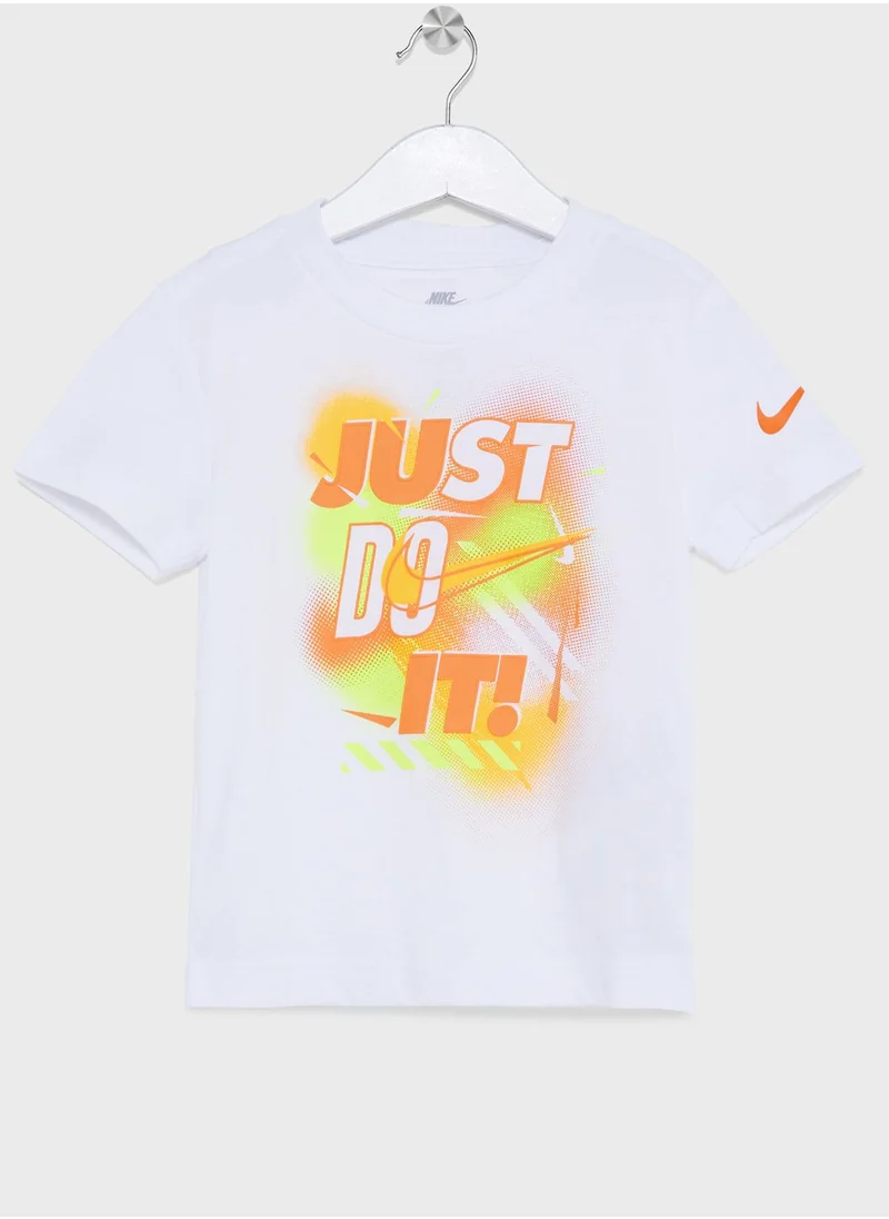 نايكي تيشيرت إنيرجي مطبع بشعار Just Do It للأطفال الرضع