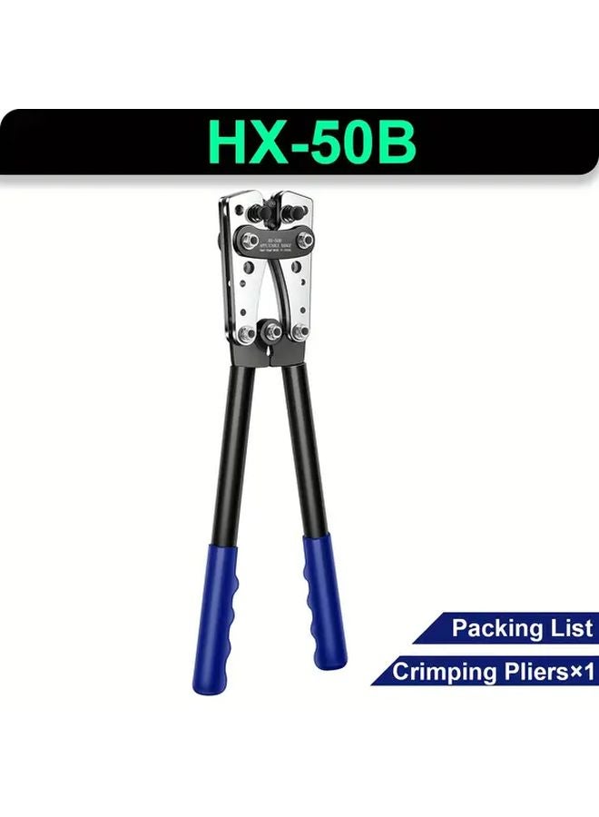 HX 50B LH Large Y O Terminal Wire Crimper Crimping Pliers 6 50mm SC Copper Aluminum Anderson Tool - Image 1