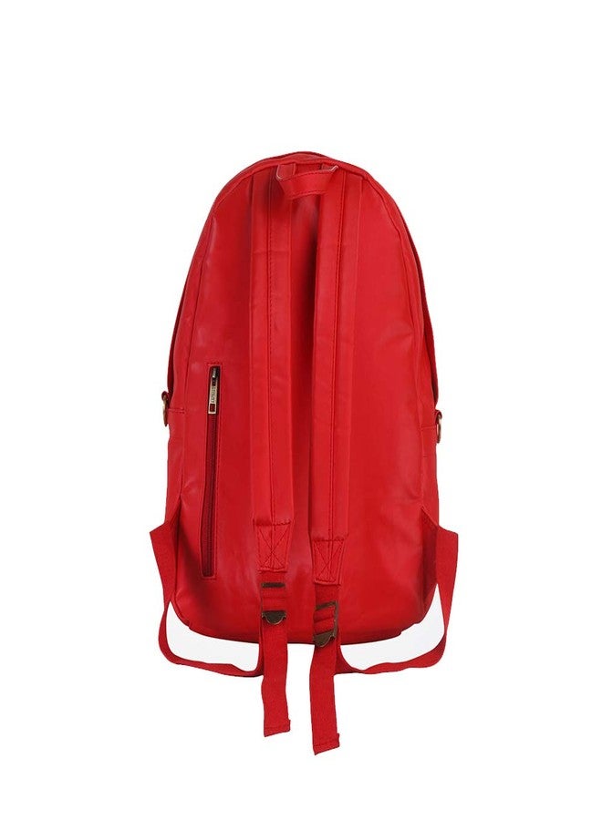Strutt 20 Ltrs Light Weight Solid Red Casual Backpack/Buddy Pack - Image 4