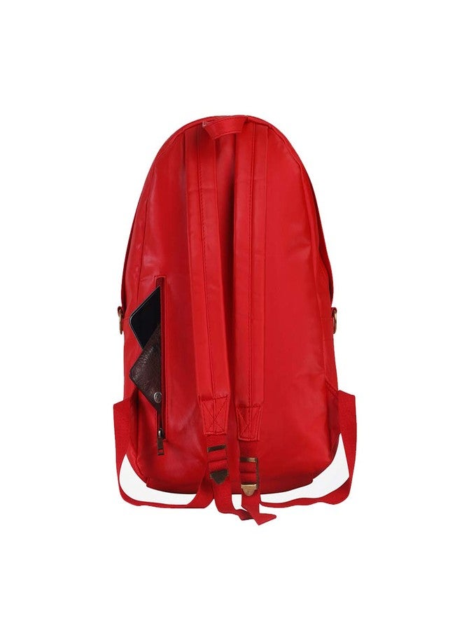 Strutt 20 Ltrs Light Weight Solid Red Casual Backpack/Buddy Pack - Image 5