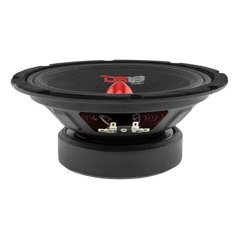 DS18 2X PRO-GM8B Loudspeaker - 8", Midrange, Red Aluminum Bullet, 580W Max, 190W RMS, 8 Ohms - Premium Quality Audio Door Speakers for Car or Truck Stereo Sound System (2 Speakers) - Image 3