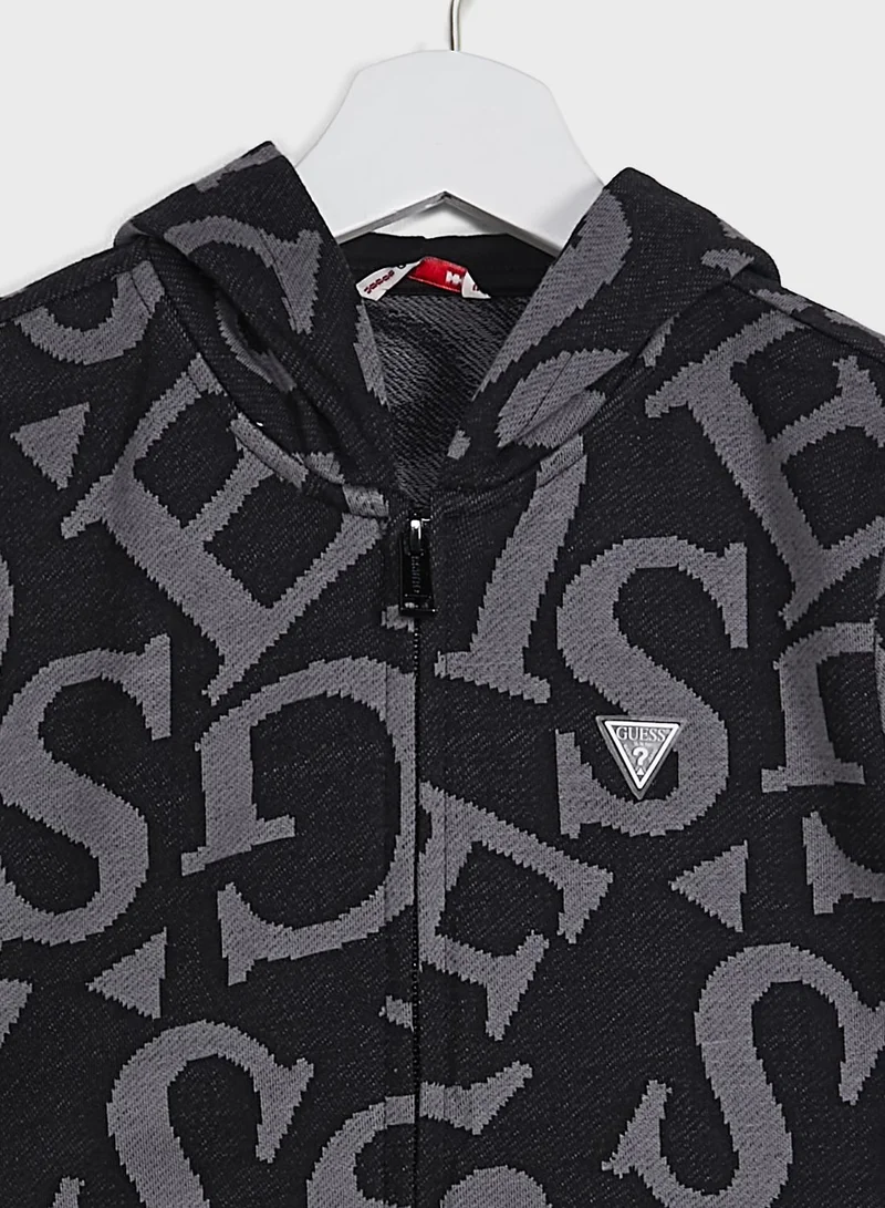 GUESS Kids Printed Hoodie