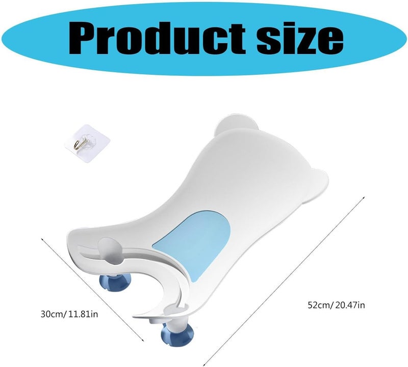 Portable Baby Sink Bath with Suction Cup and Buttock Support - Blue - Image 3