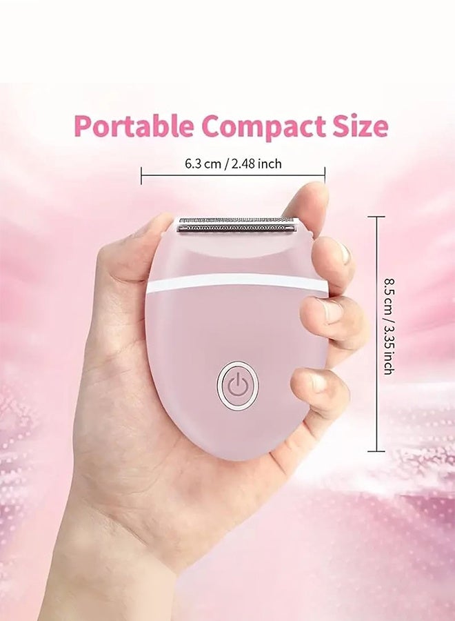 Aijmil Electric Intimate Shaver, Detachable and Washable Electric Shaver, Portable Cordless Waterproof Shaver, Painless Razor for Face, Legs and Underarms for Women (Pink) - Image 5