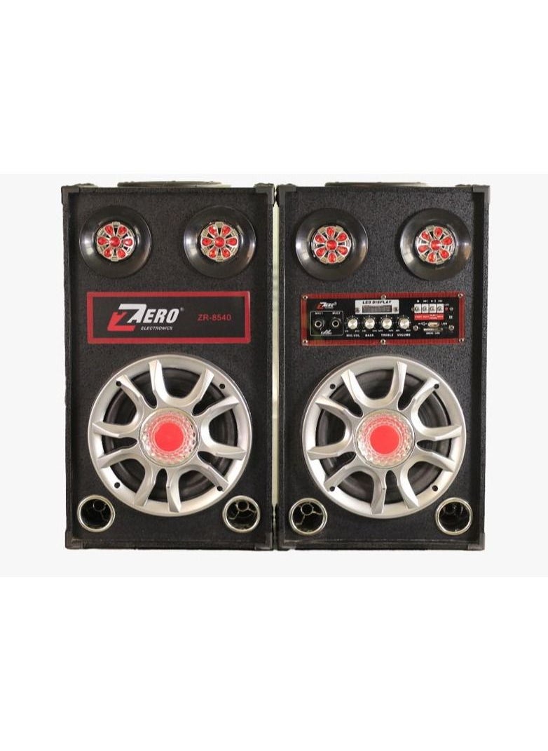Zero Zero ZR-8540 Speaker 2.0 Black 