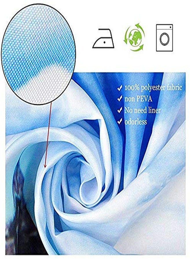 DZGlobal Halloween Art Microfiber Shower Curtain, 65 x 72 inch - Image 5