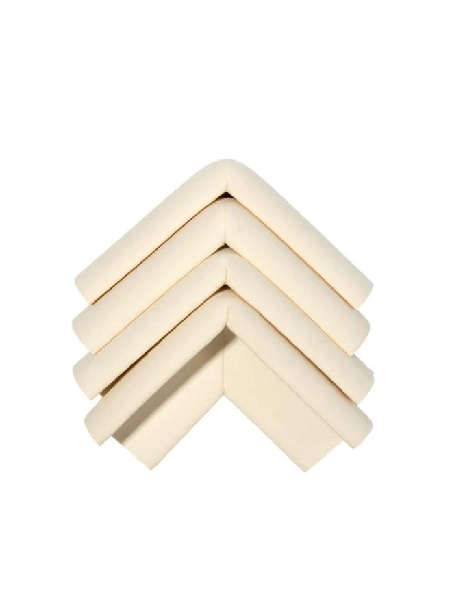 NIBEMINENT Set Of 4 Child-Safety Table Edge Protection Stickers Beige