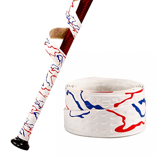 INSUM Baseball Bat Grip Tape Softball Bat Wrap Grip Tape 1.1mm (White ASP) - Image 5