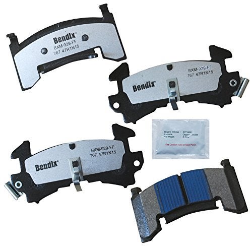 Bendix Fleet Metlok MKD767FM Semi-Metallic Front Brake Pads for Chevrolet Blazer 1997, S10 1997, GMC Jimmy 1997, Sonoma 1997, Isuzu Hombre 1997 - Image 1