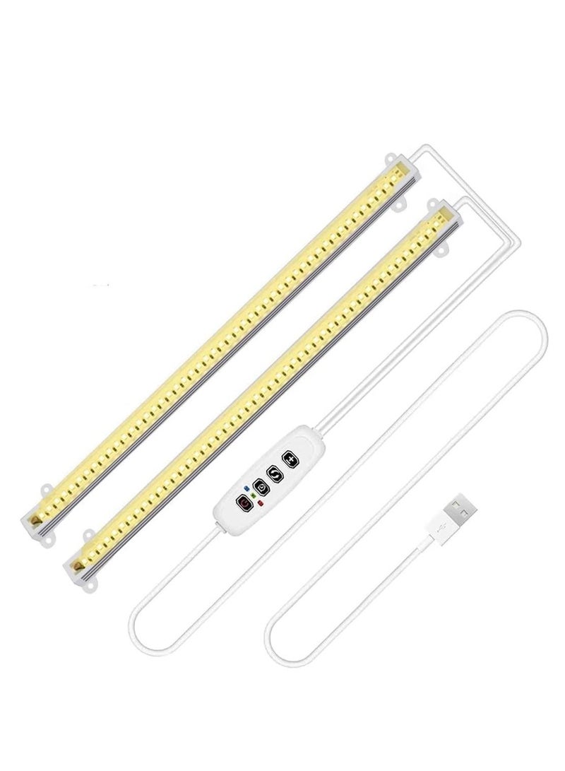 SYOSI شرائط ضوء نمو النباتات LED SYOSI ضوء نمو طيف كامل للنباتات الداخلية مع مؤقت تشغيل وإيقاف تلقائي 10 مستويات قابلة للتعتيم مع 48 LED مصباح نمو شبيه بالشمس للشتلات الزراعة المائية - Image 1