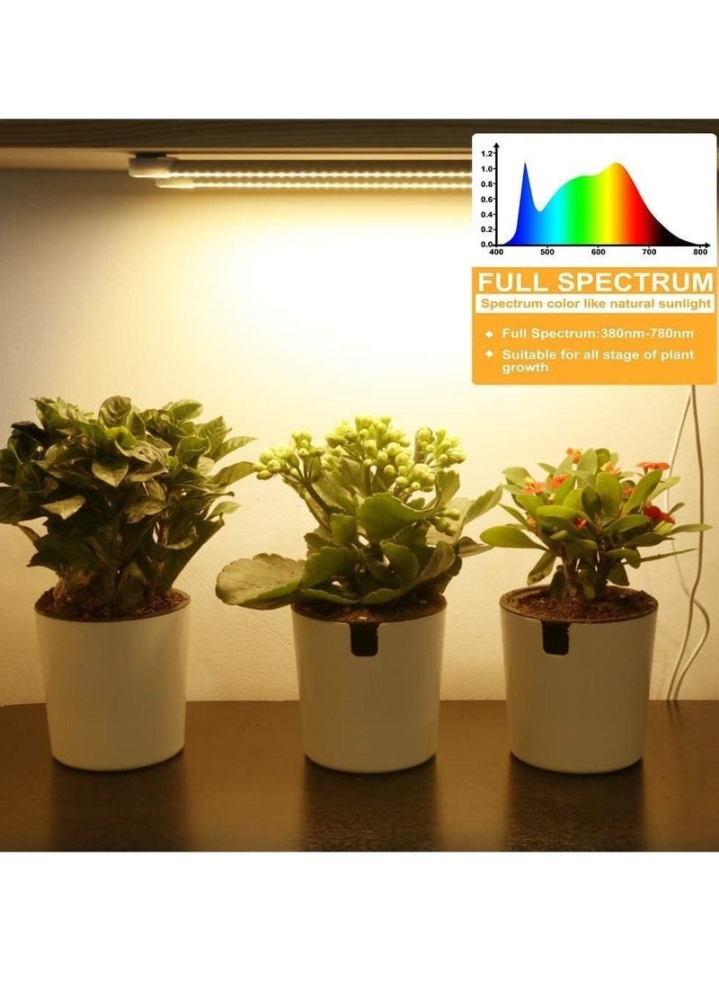 SYOSI شرائط ضوء نمو النباتات LED SYOSI ضوء نمو طيف كامل للنباتات الداخلية مع مؤقت تشغيل وإيقاف تلقائي 10 مستويات قابلة للتعتيم مع 48 LED مصباح نمو شبيه بالشمس للشتلات الزراعة المائية - Image 2