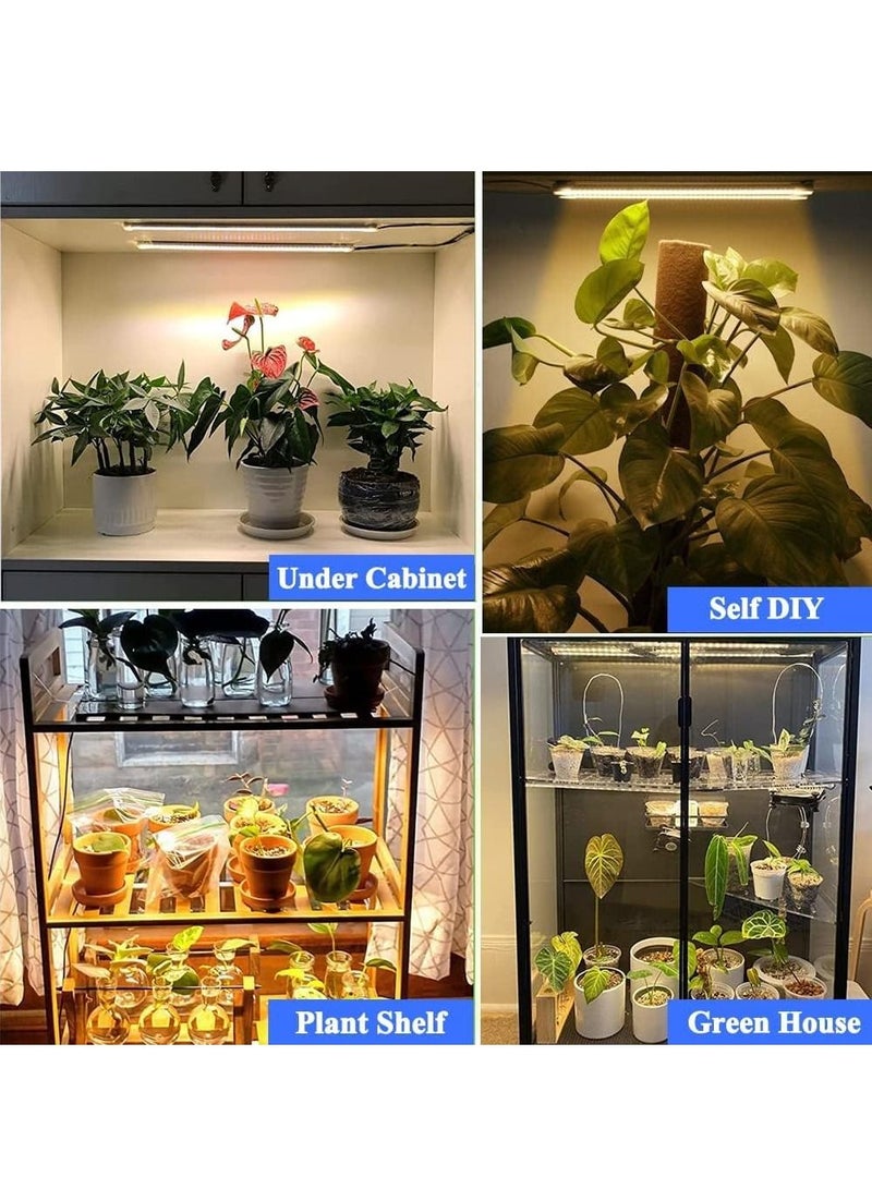 SYOSI شرائط ضوء نمو النباتات LED SYOSI ضوء نمو طيف كامل للنباتات الداخلية مع مؤقت تشغيل وإيقاف تلقائي 10 مستويات قابلة للتعتيم مع 48 LED مصباح نمو شبيه بالشمس للشتلات الزراعة المائية - Image 3