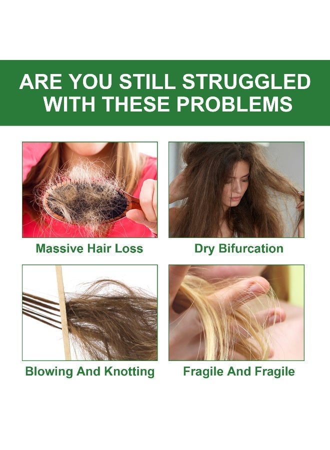 WoodSleep Hair Growth Essential Oil. Natural Hair Thickening Oil, Nourishing And Strengthening Hair Growth Essence, Safe Simple And Effective Hair Treatment Oil For Repairing Baldness And Hair Loss 60 ML - Image 4