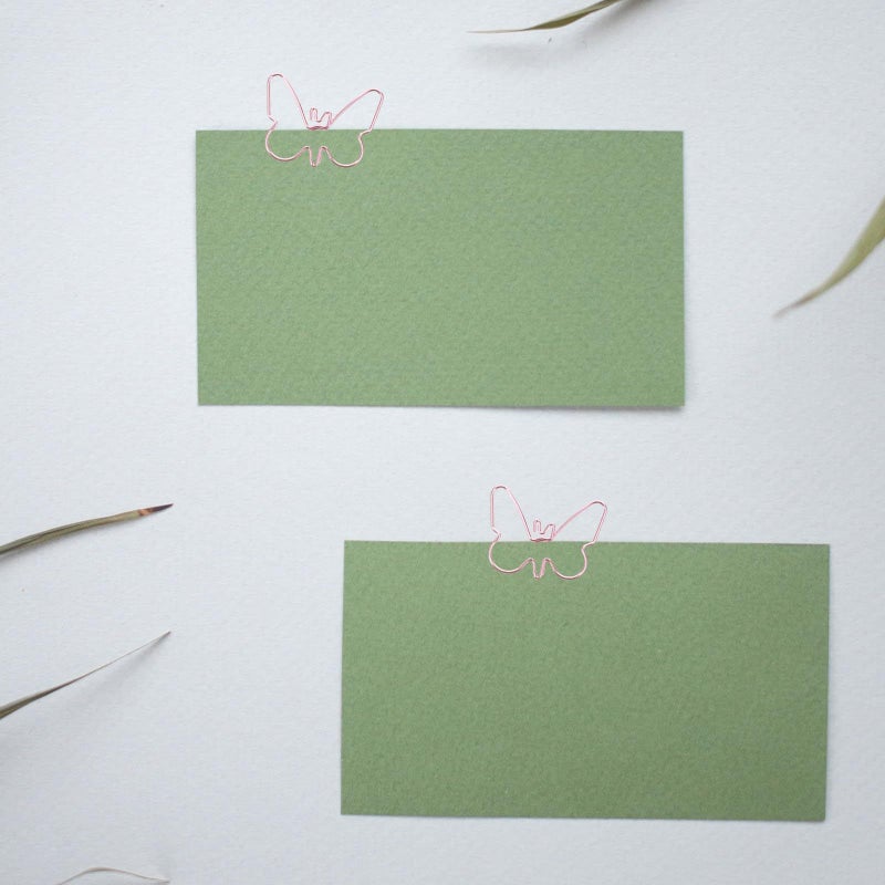 Pink Butterfly Paper Clips 18pcs Creative Small Clamps for Office Document Organization - Image 5