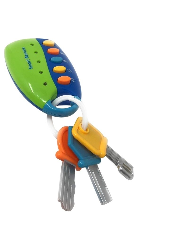 Premium Baby Smart Remote Control Musical Toy – Green, Blue & Orange Learning Toy with Lights & Sounds (12M+) - Image 1