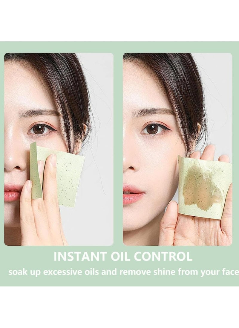 CMGTYYD Facial Oil Blotting Paper,500 Counts Oil Absorbing Sheets for Face Premium Oil Control Face Wipes Tissues for Men and Women Facial Care Makeup Friendly Blotting Paper for Oily Skin-Multi  - Image 2