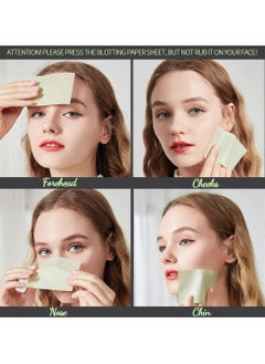 CMGTYYD Facial Oil Blotting Paper,500 Counts Oil Absorbing Sheets for Face Premium Oil Control Face Wipes Tissues for Men and Women Facial Care Makeup Friendly Blotting Paper for Oily Skin-Multi  - Image 3