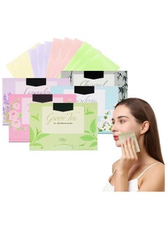 CMGTYYD Facial Oil Blotting Paper,500 Counts Oil Absorbing Sheets for Face Premium Oil Control Face Wipes Tissues for Men and Women Facial Care Makeup Friendly Blotting Paper for Oily Skin-Multi  - Image 1