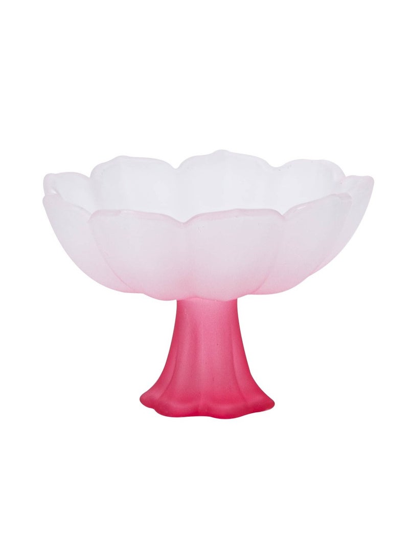 2-Pack of Glazed Pastel High-Footed Cups, High-Footed Tea Cups, Tea Tasting Cups, Scented Cups, Rice Wine And Shochu Cups, Light Luxury And High-Value Host Cups (Pink + Green)  - Image 2