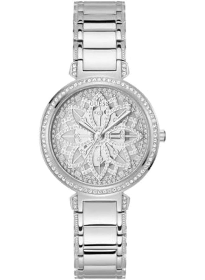 GUESS Analog Silver Dial Women's Watch-GW0528L1